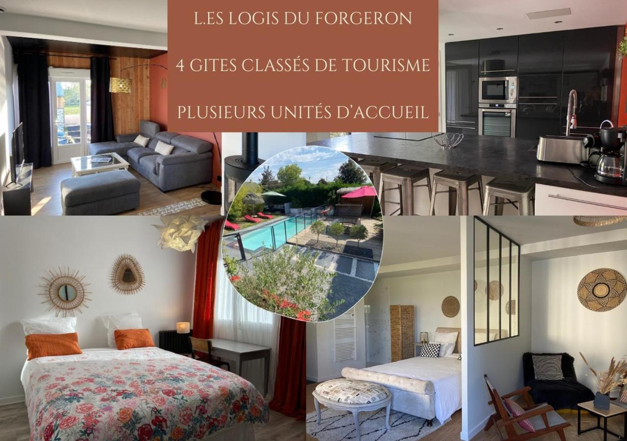Les Logis Du Forgeron, Gites De Groupe Entre Loire & Vignes Saint-Jean-des-Mauvrets 外观 照片